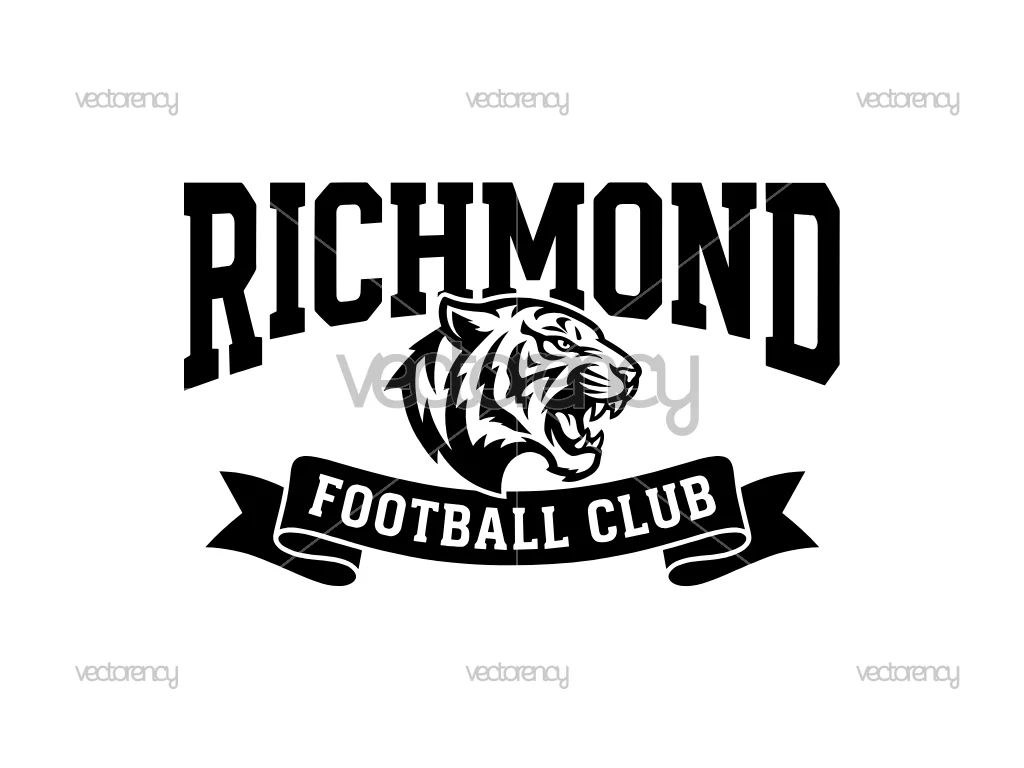AFL Tigers Richmond Football Club SVG PNG Image