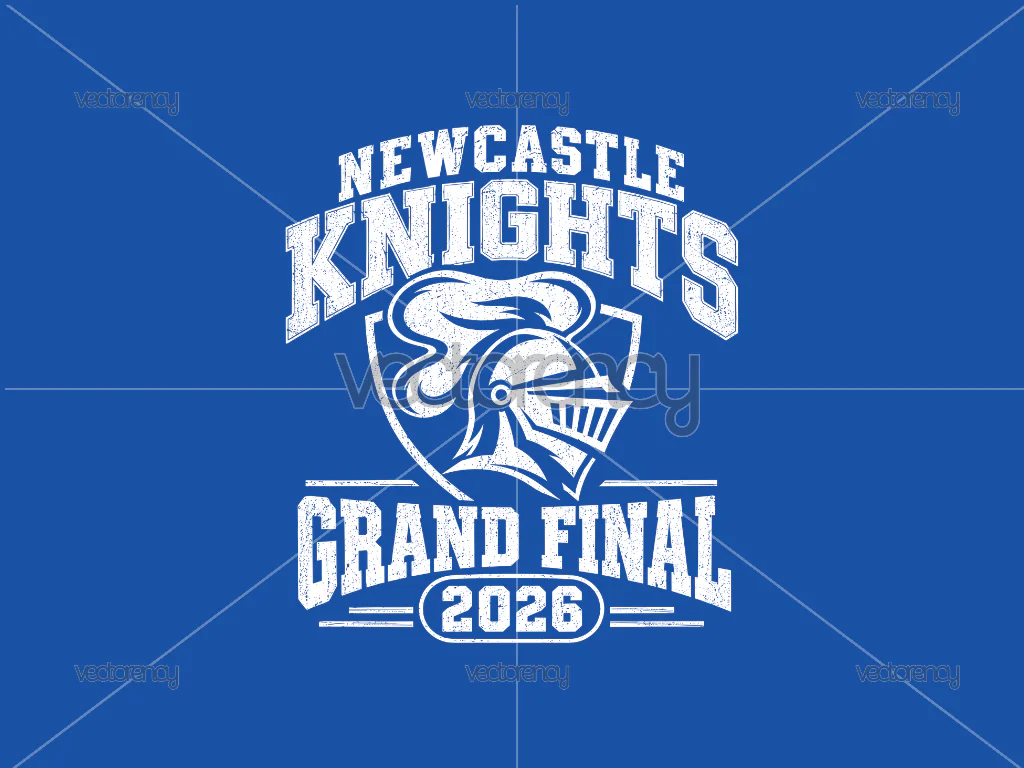 Newcastle Knights Grand Final 2026 Design PNG Premium