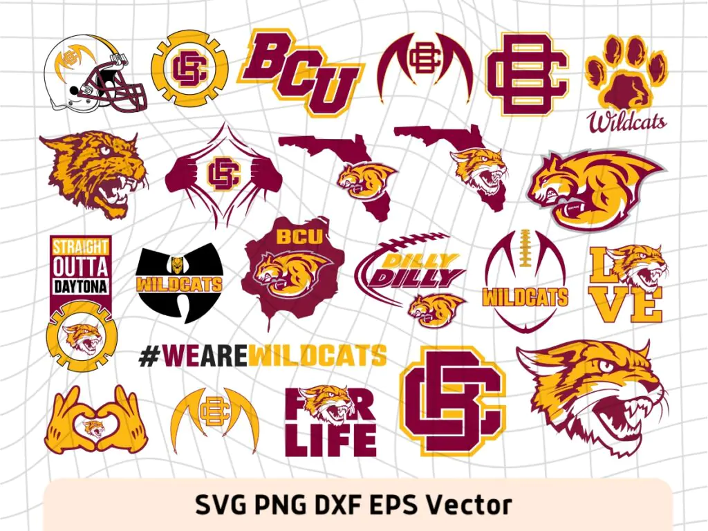 Bethune Cookman Wildcats SVG Bundle