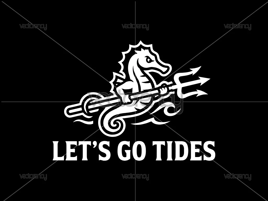 Lets Go Tides Cricut Clipart SVG Fie PNG EPS