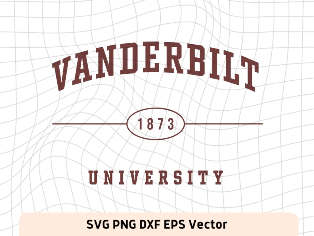 Vanderbilt University SVG Tshirt Design