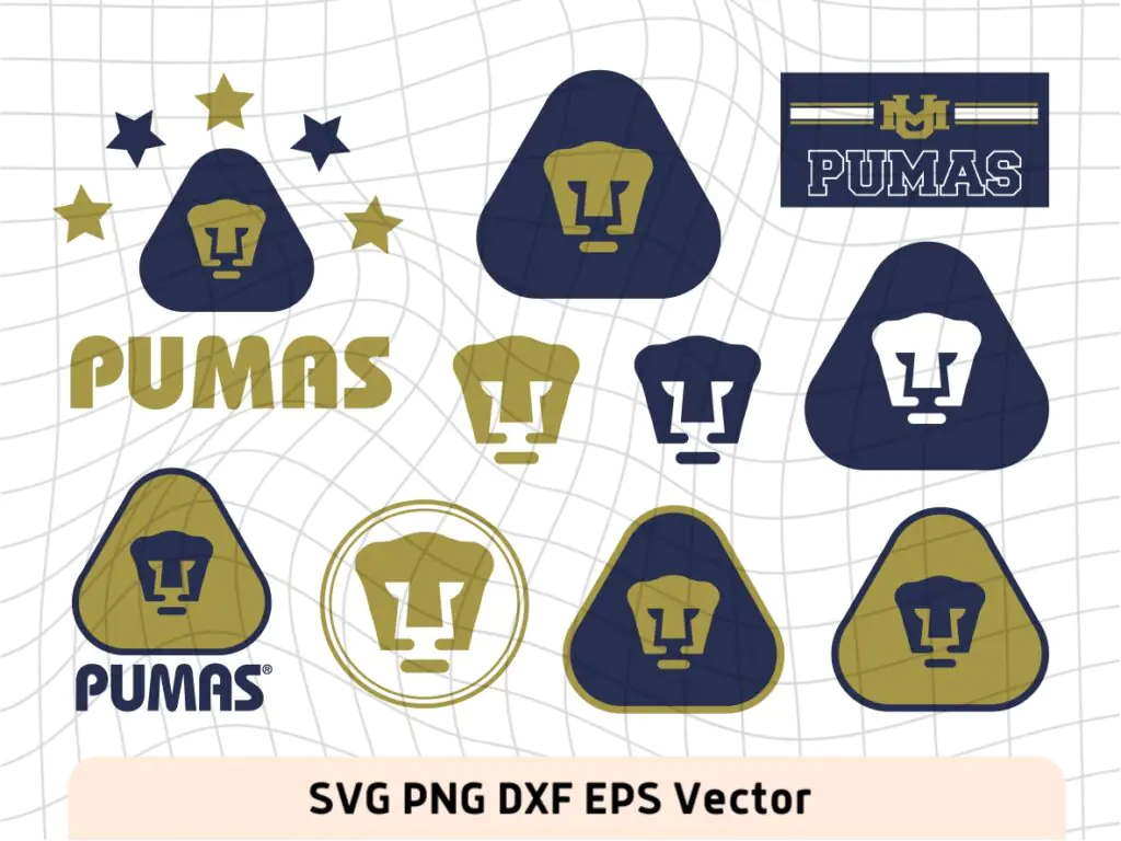 Club de Futbol Pumas SVG, Los Pumas de la UNAM, Mexican soccer team Pumas, Image of the Pumas.