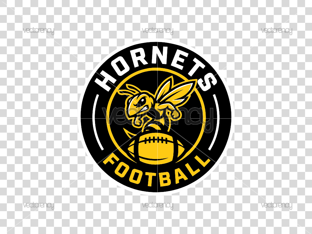 Hornets Football Mascot PNG SVG EPS