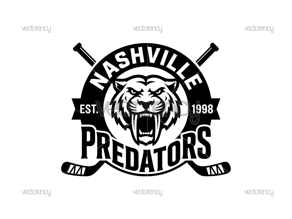 Nashville Predators Logo Hockey SVG Shirt Design PNG