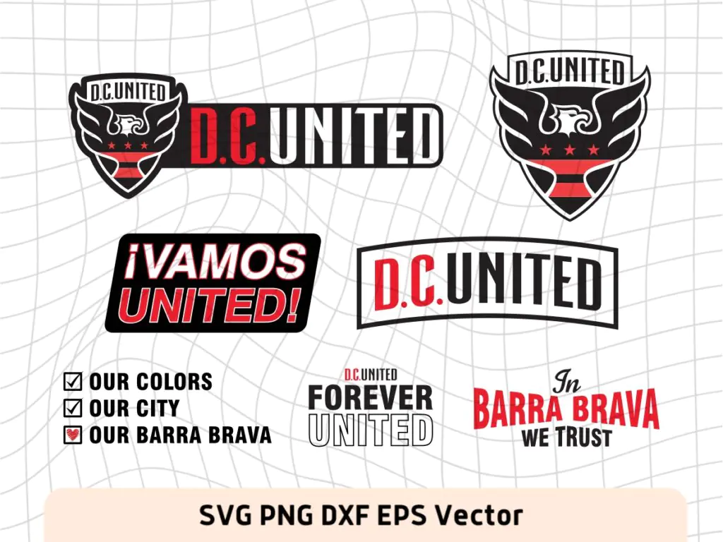 DC United SVG Bundle, Shirt Design Download