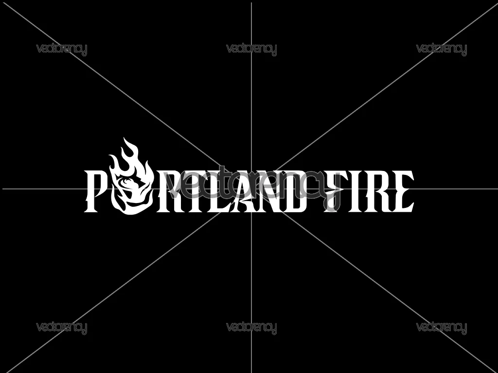Portland Fire Vector HD SVG DXF