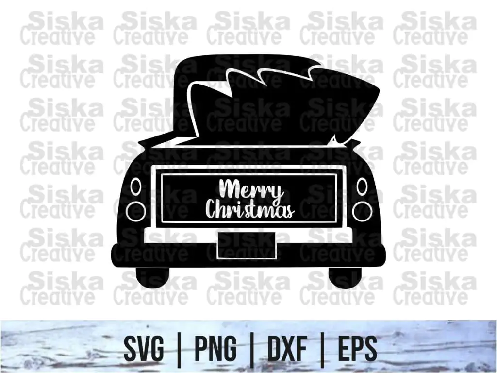 Christmas Truck SVG