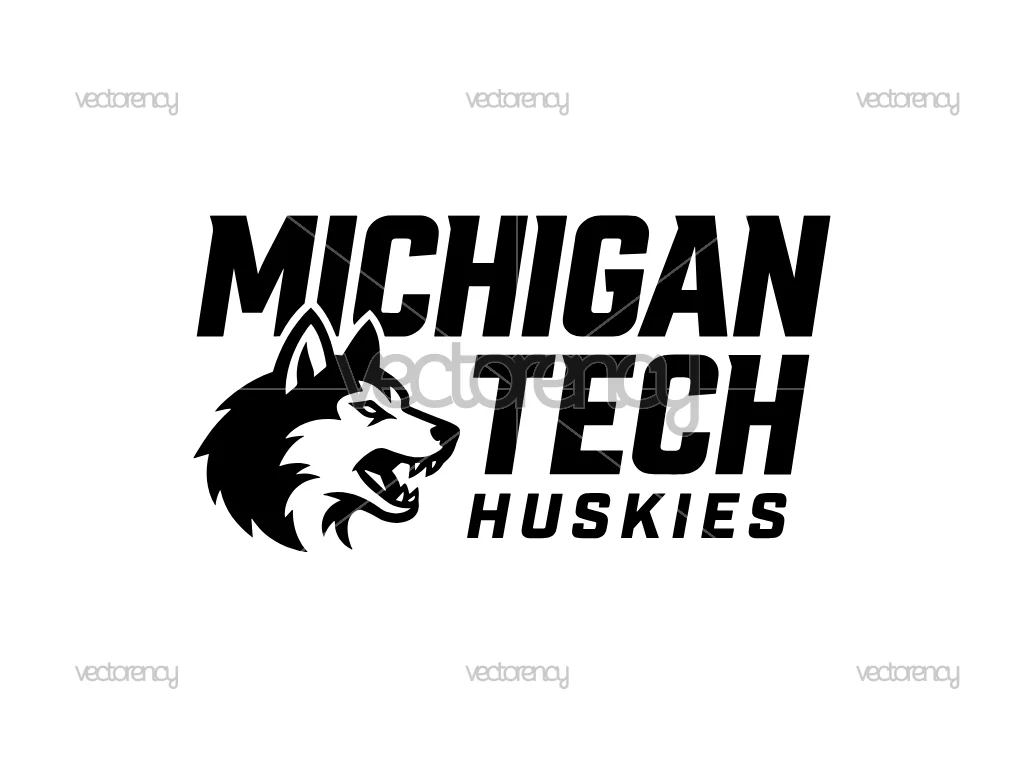 Michigan Tech Huskies SVG Cricut Sticker