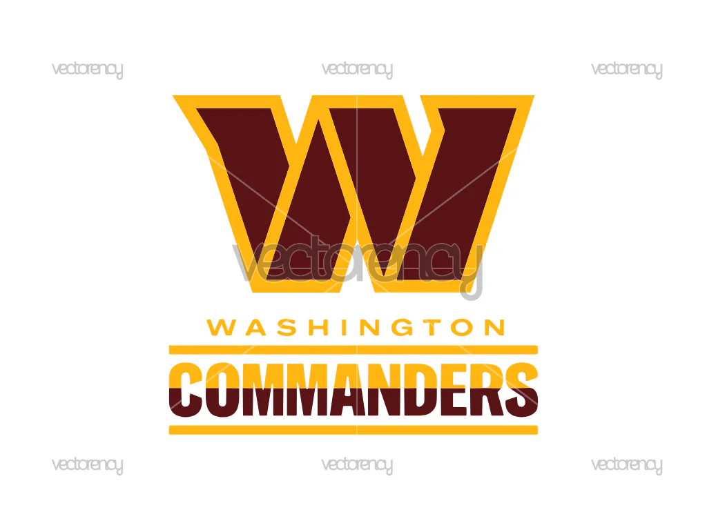 Washington Commanders Football Logo Vector DXF SVG