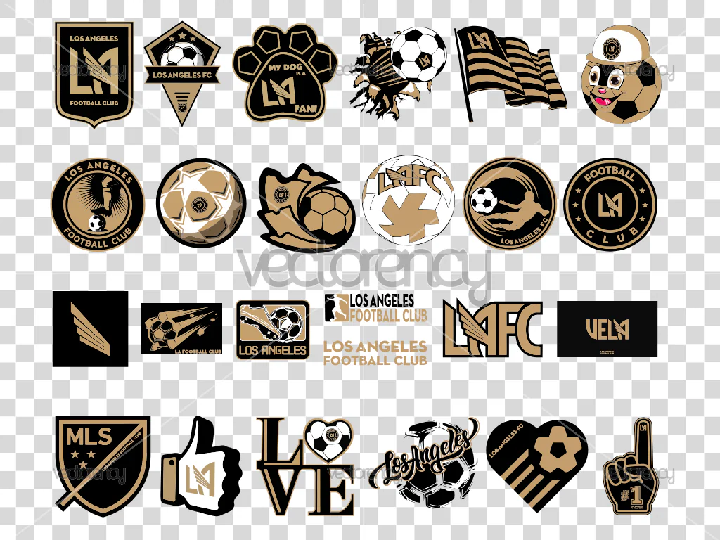 Los Angeles FC SVG, Vector, MLS LAFC Logo PNG Transparent