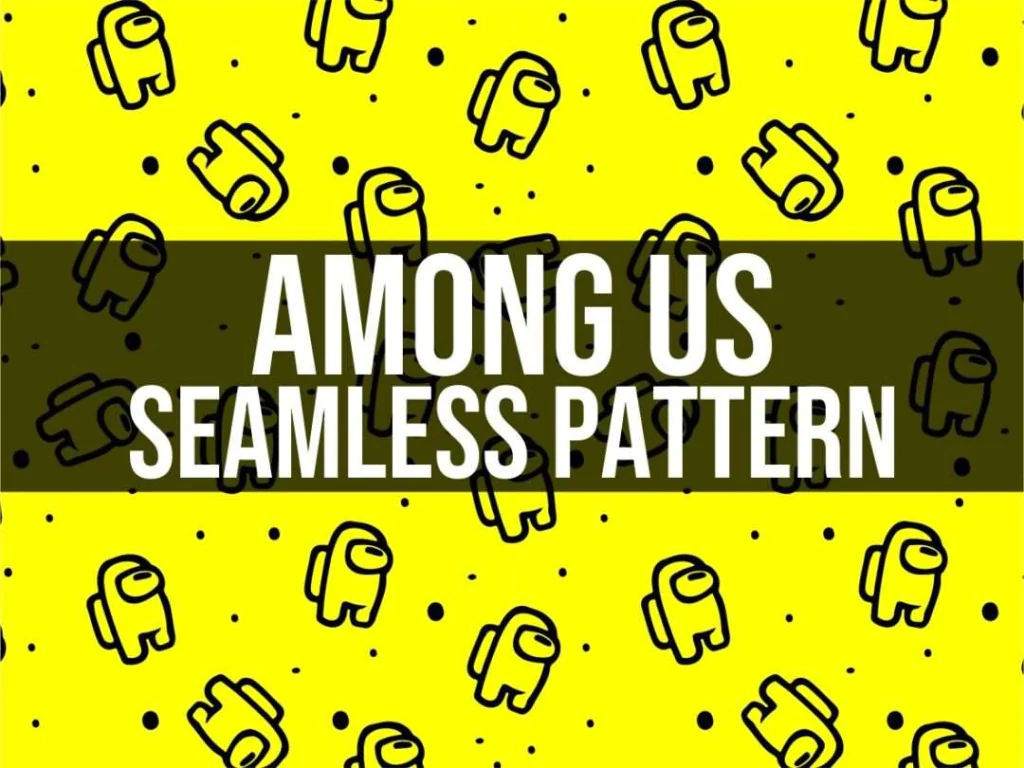 Among Us Seamless Pattern