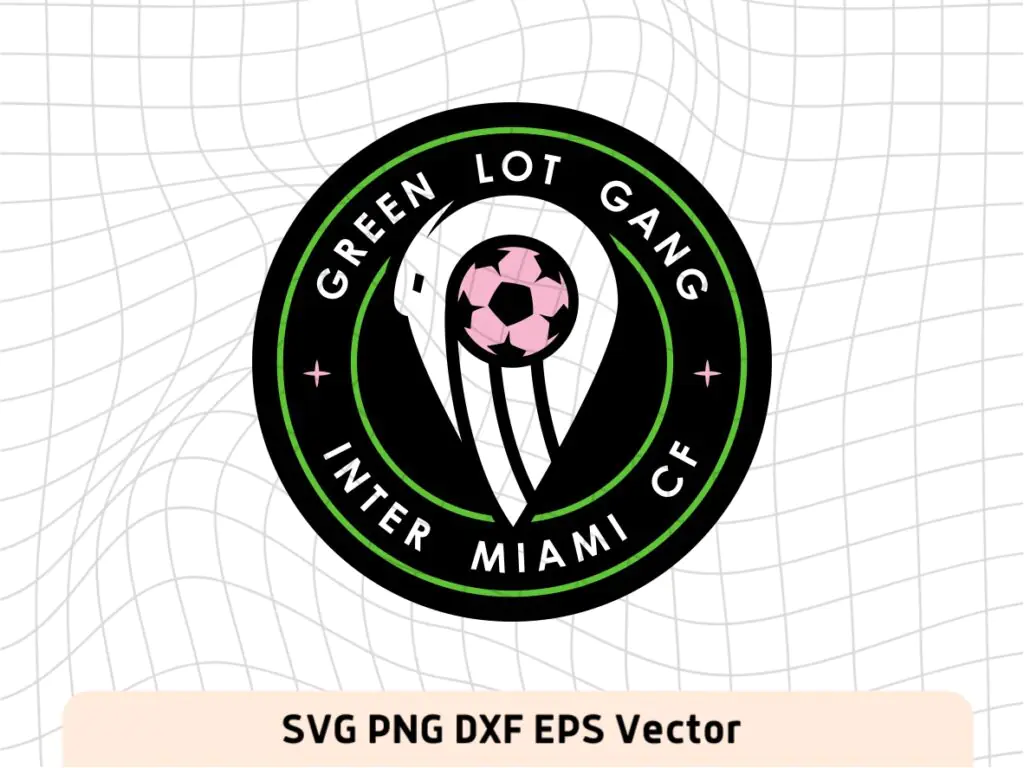 Green Lot Gang Inter Miami SVG, Logo Green Lot Gang Vector PNG