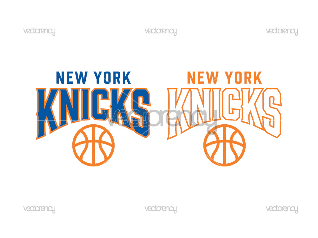 New York Knicks Basketball Sport Logo Vector SVG PNG Files