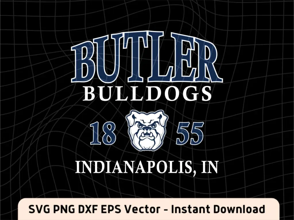 Butler Bulldogs SVG, Indianapolis, PNG EPS