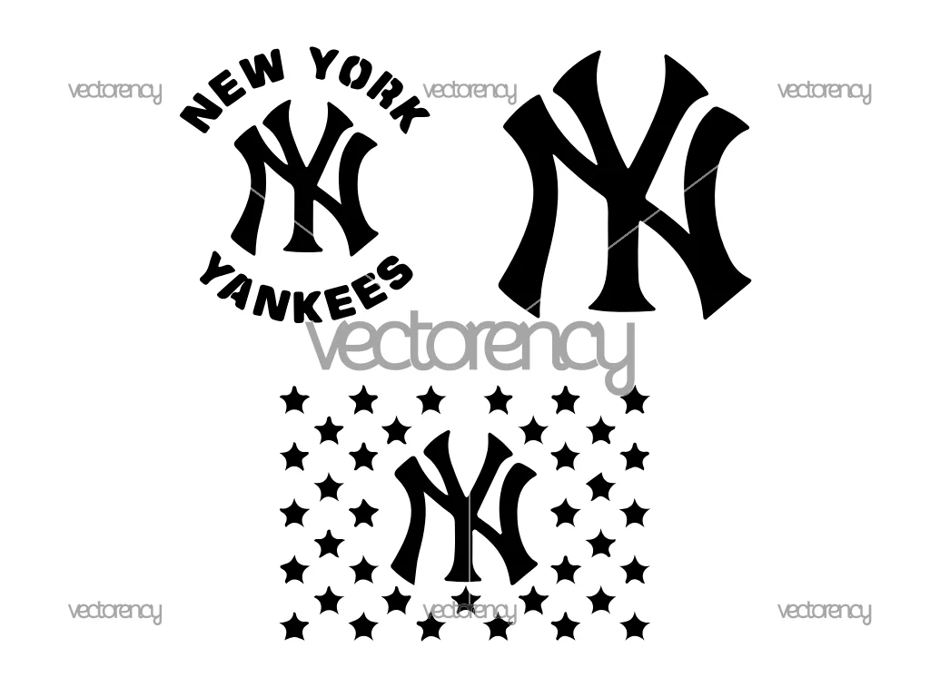 New York Yankees Logo SVG PNG DXF EPS