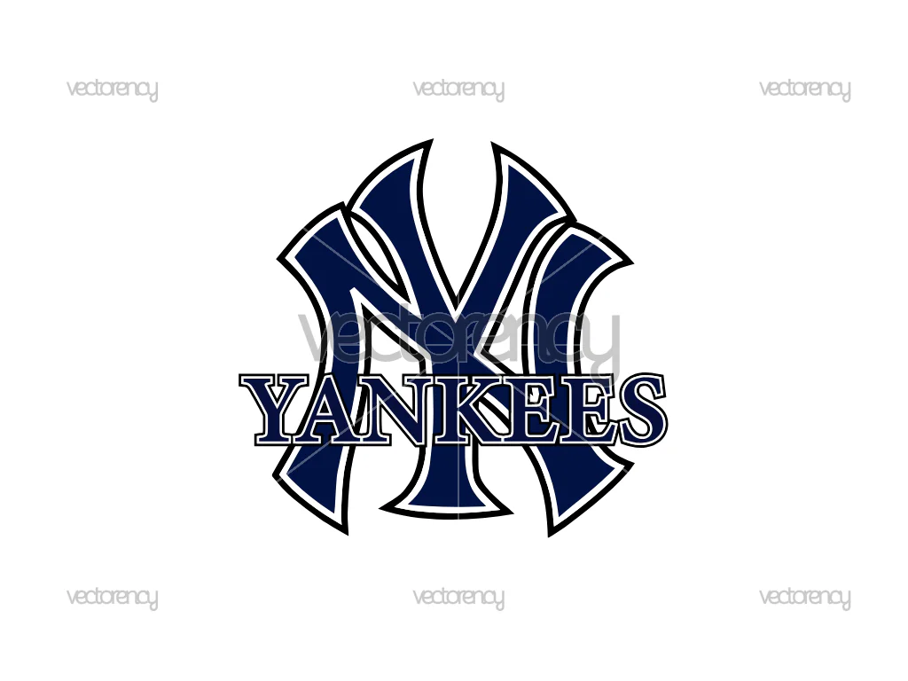 New York Yankees Logo NY SVG PNG DXF