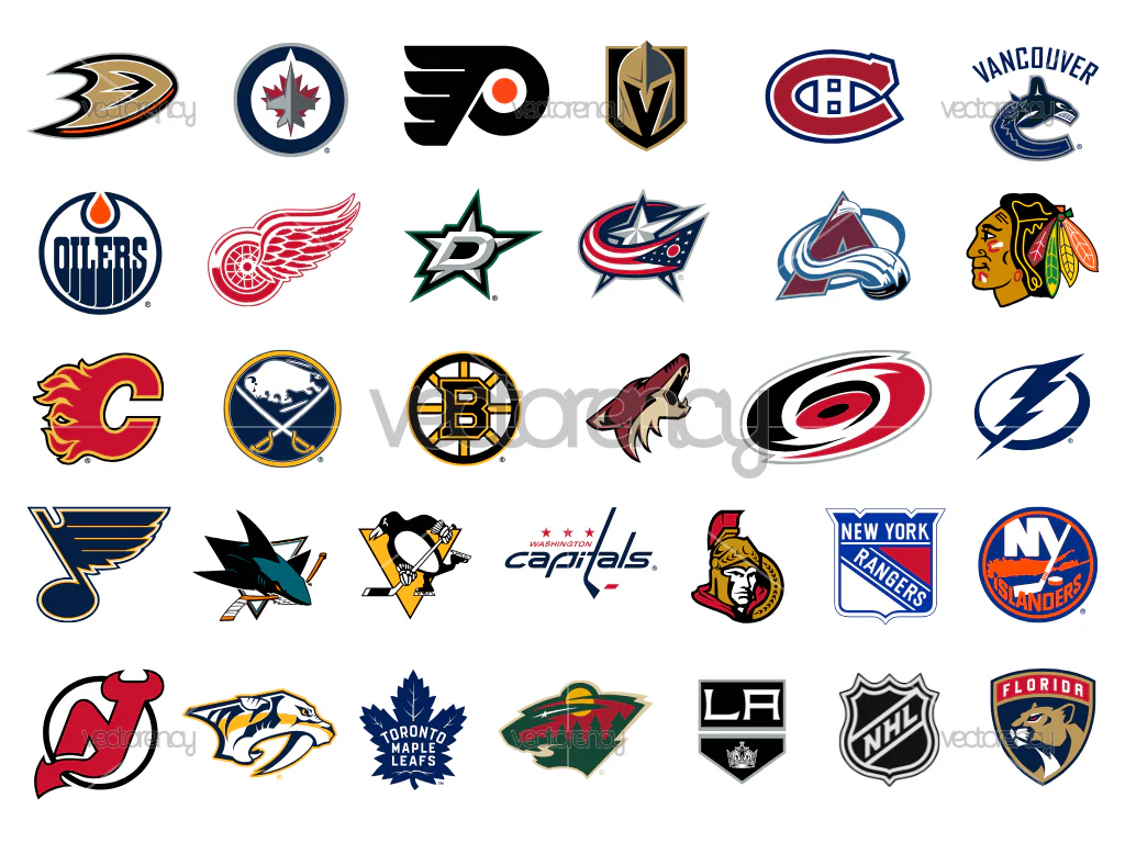 Hockey Team Logo SVG PNG EPS Bundle