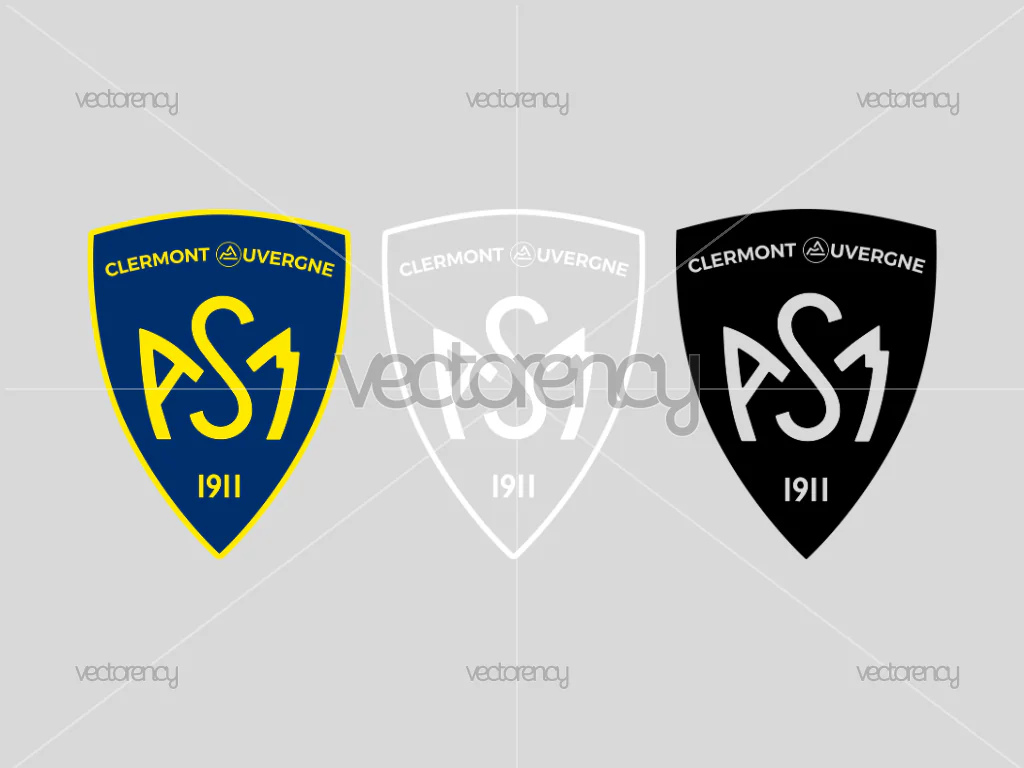 Clermont Auvergne Rugby Logo Vector SVG PNG
