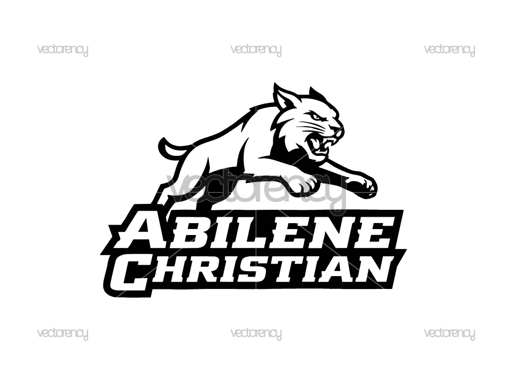 Abilene Christian Wildcat Vector Sticker File