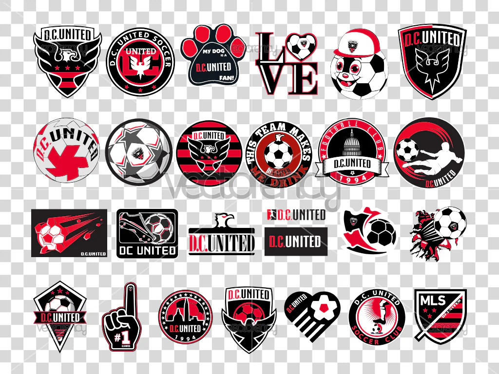 DC United Logo SVG, Vector, MLS Soccer Team PNG Transparent