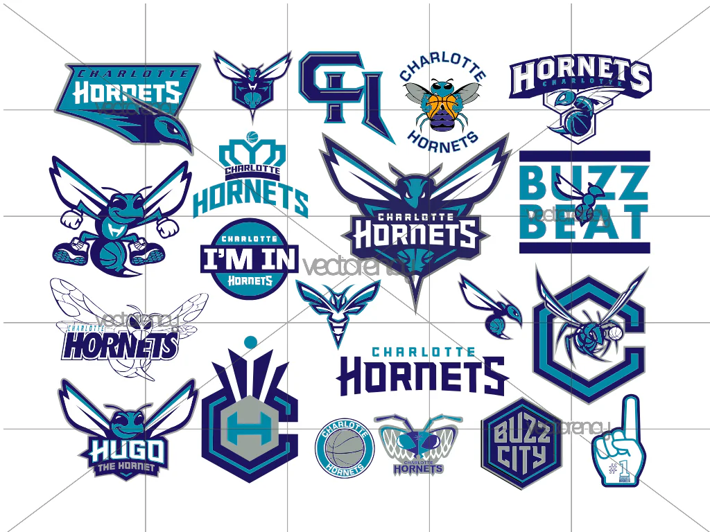 NBA Charlotte Hornets SVG Vector