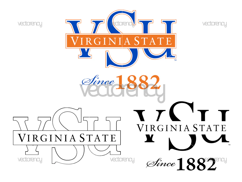 Virginia State University 1882 SVG, Virginia Since 1882 SVG, HBCU SVG, PNG, Cut Files