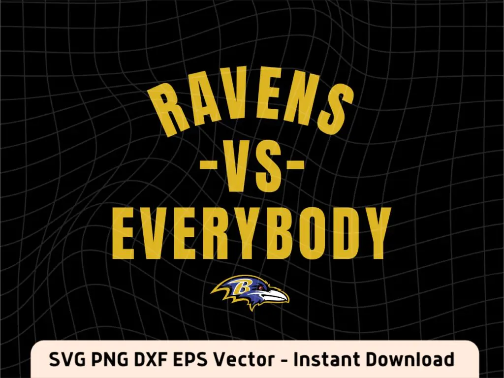 Ravens vs Everybody SVG