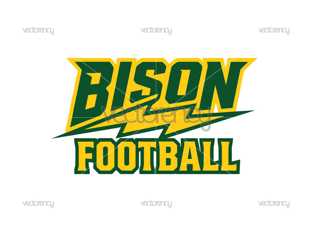 Bison Football SVG