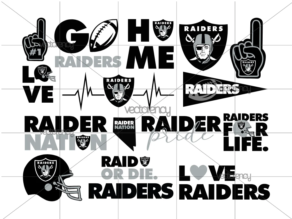 NFL Raiders SVG