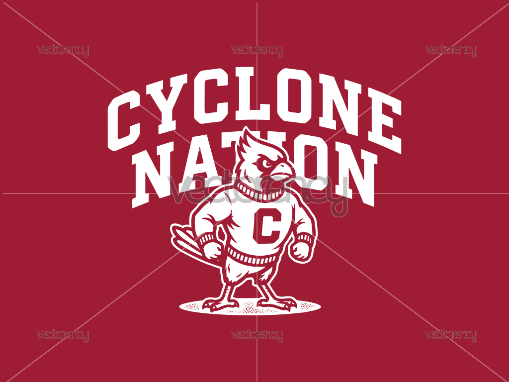 Iowa State Cyclones Premium Design Vector