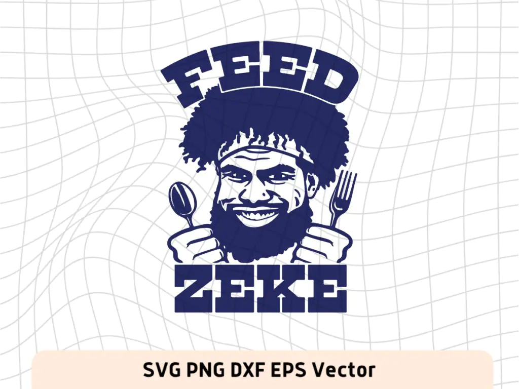 FEED ZEKE SVG Dallas Cowboys Ezekiel Elliott