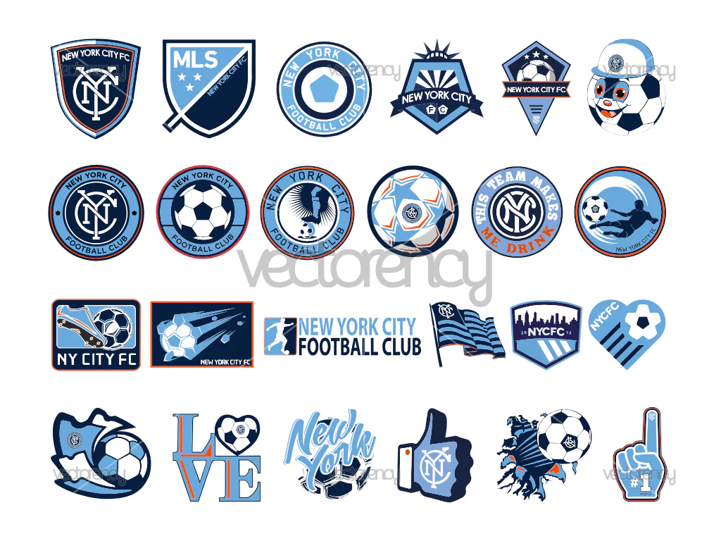 New York City FC SVG, Logo Vector, MLS Soccer Team Logo PNG