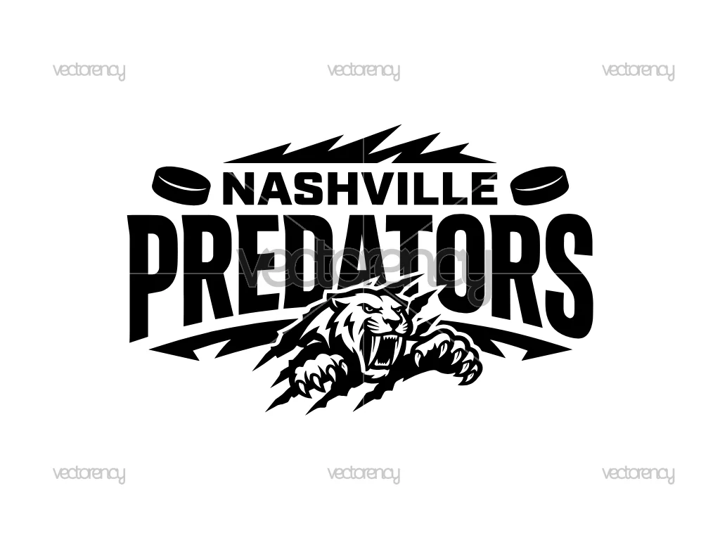 Nashville Predators Design Logo Vector SVG PNG Image