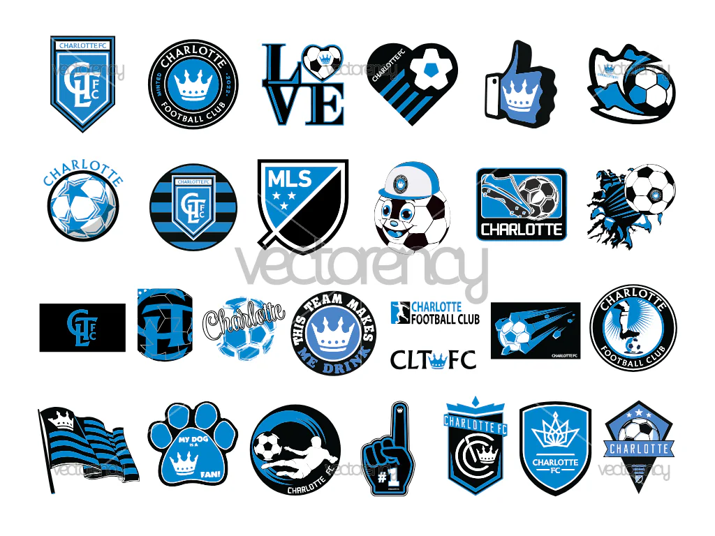 Charlotte Logo SVG, MLS, Mascot, Soccer Team PNG EPS