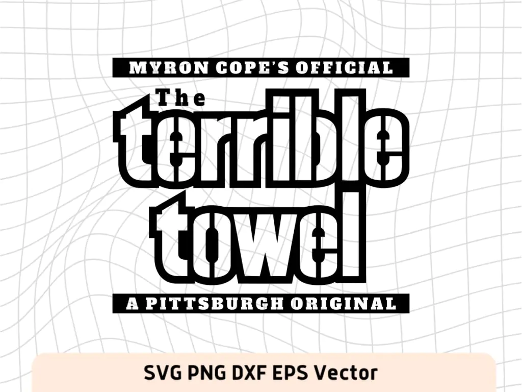 Steelers Terrible Towel SVG | Vectorency