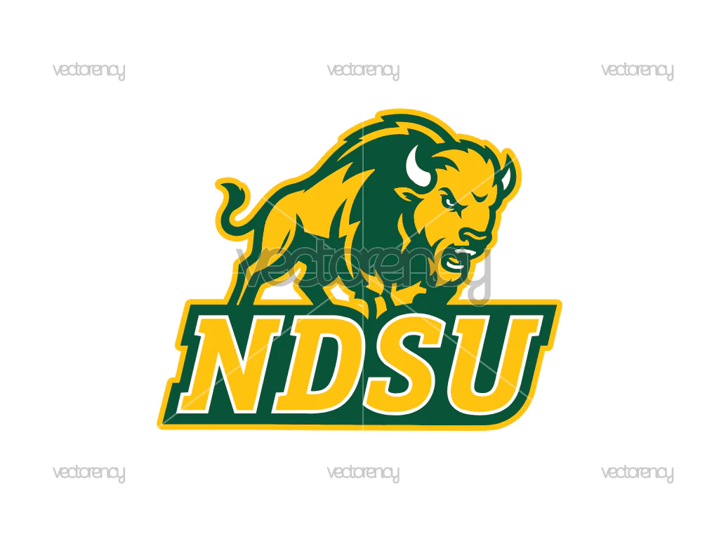 NDSU Bison Vector Layered SVG Cricut PNG EPS