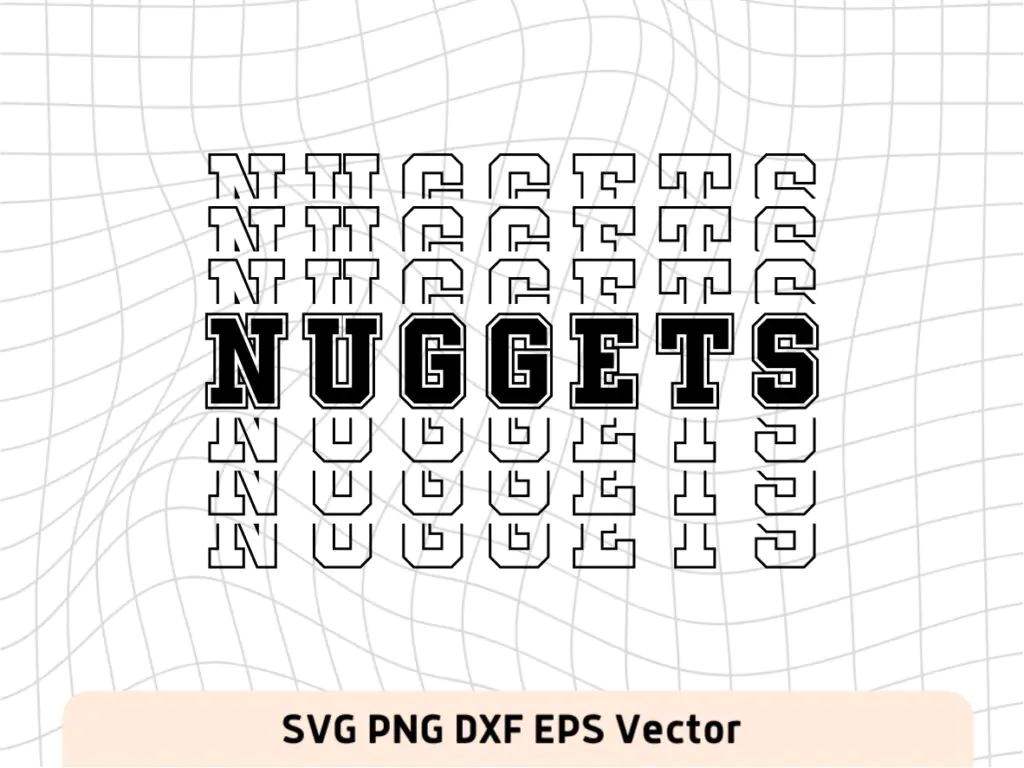 Nuggets SVG Digital Download, NBA, Team Basketball, Nuggets PNG