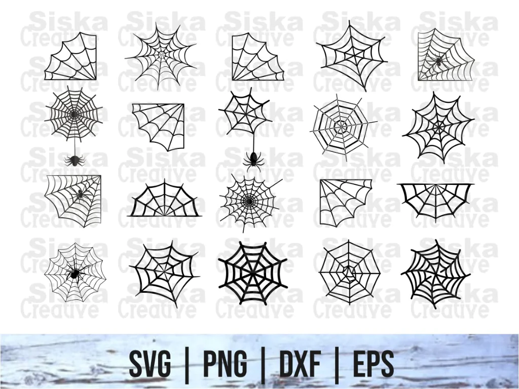 Spider Web SVG Cricut Bundle