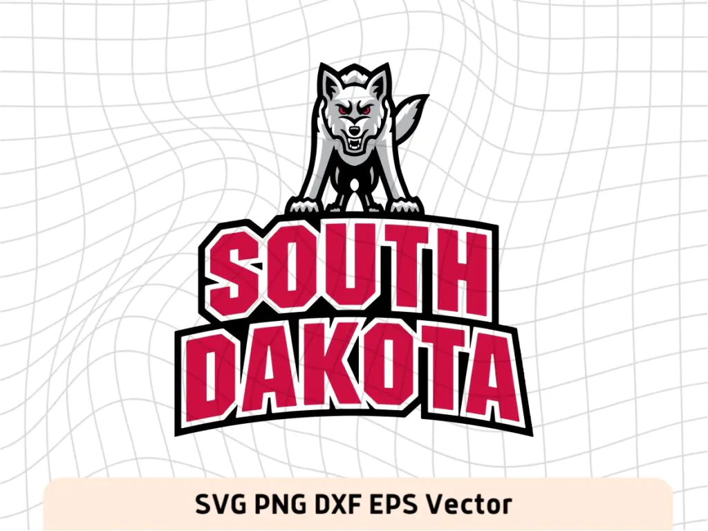 South Dakota Coyotes SVG PNG Layered