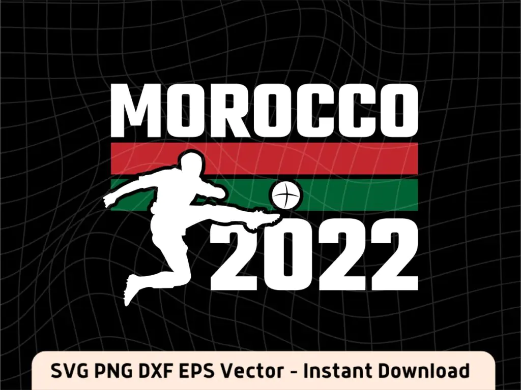 Morocco FIFA World Cup 2022 Champions SVG