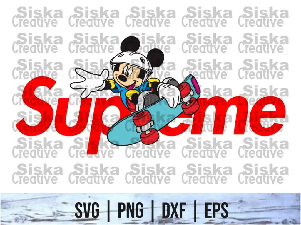 Supreme Disney Mickey Skateboard