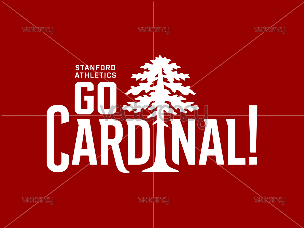 Stanford Athletics Go Cardinal Vector Images