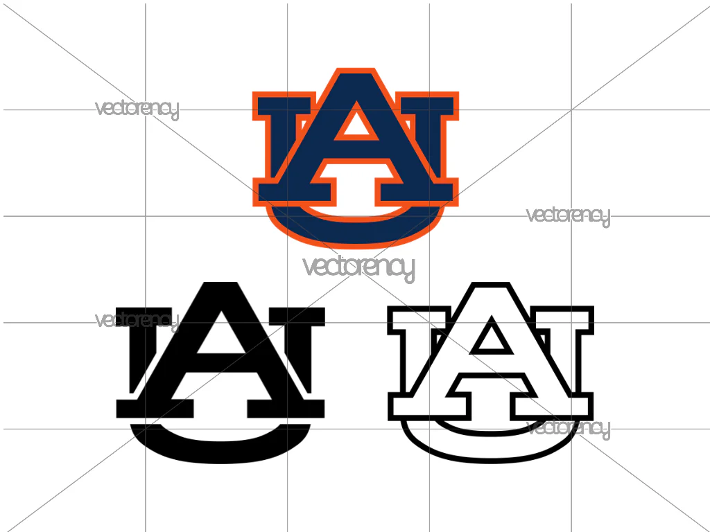 Auburn Tiger Logo SVG