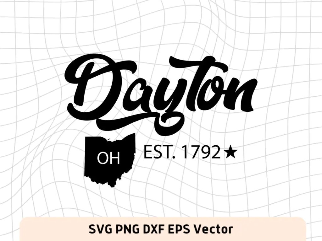 Dayton Ohio State SVG