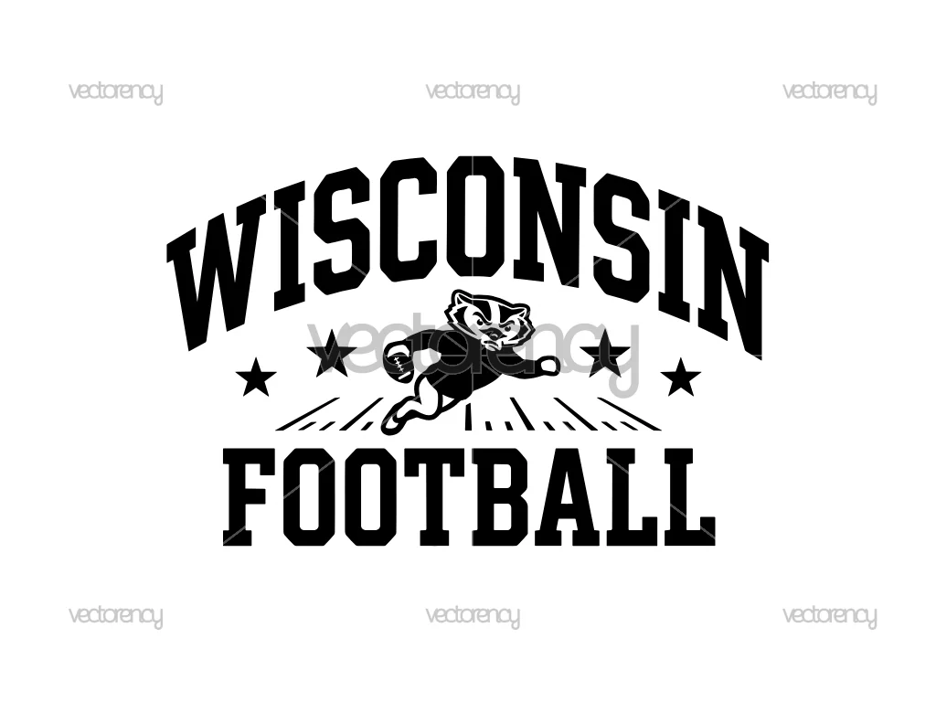 Wisconsin Sports Logo SVG