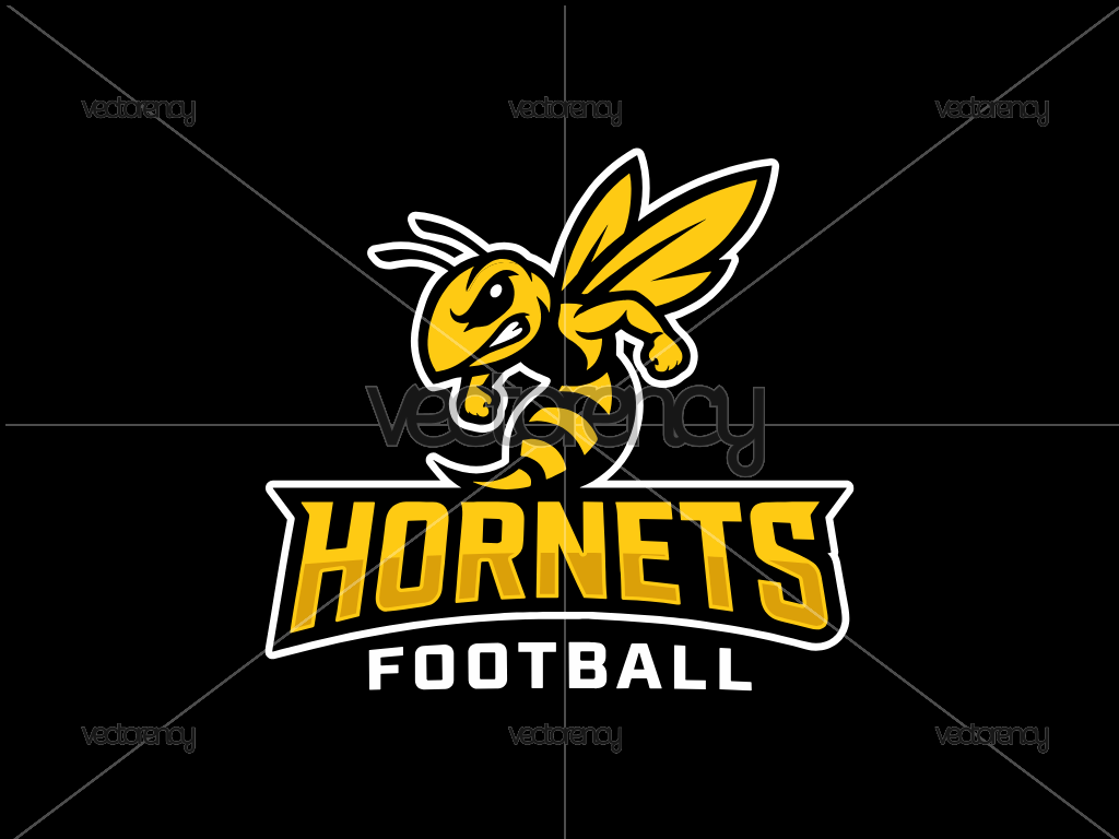 Hornets Football Sticker SVG