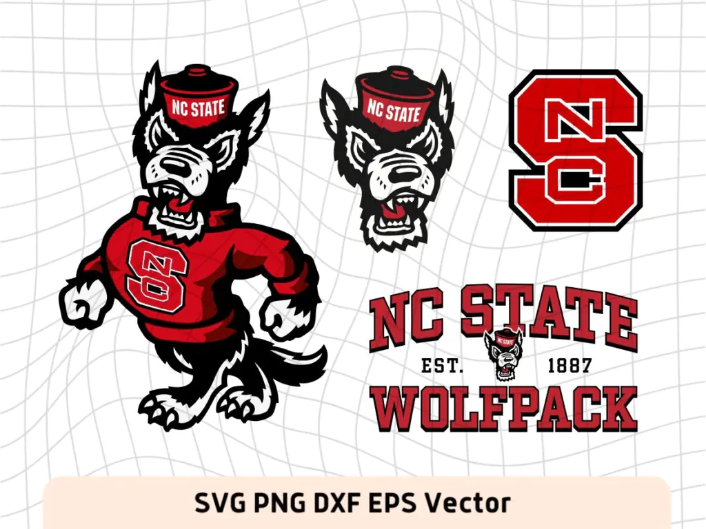 NC State Wolfpack SVG Cricut Vector Image