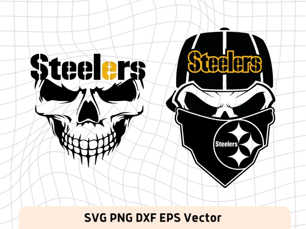 Steelers Skull SVG