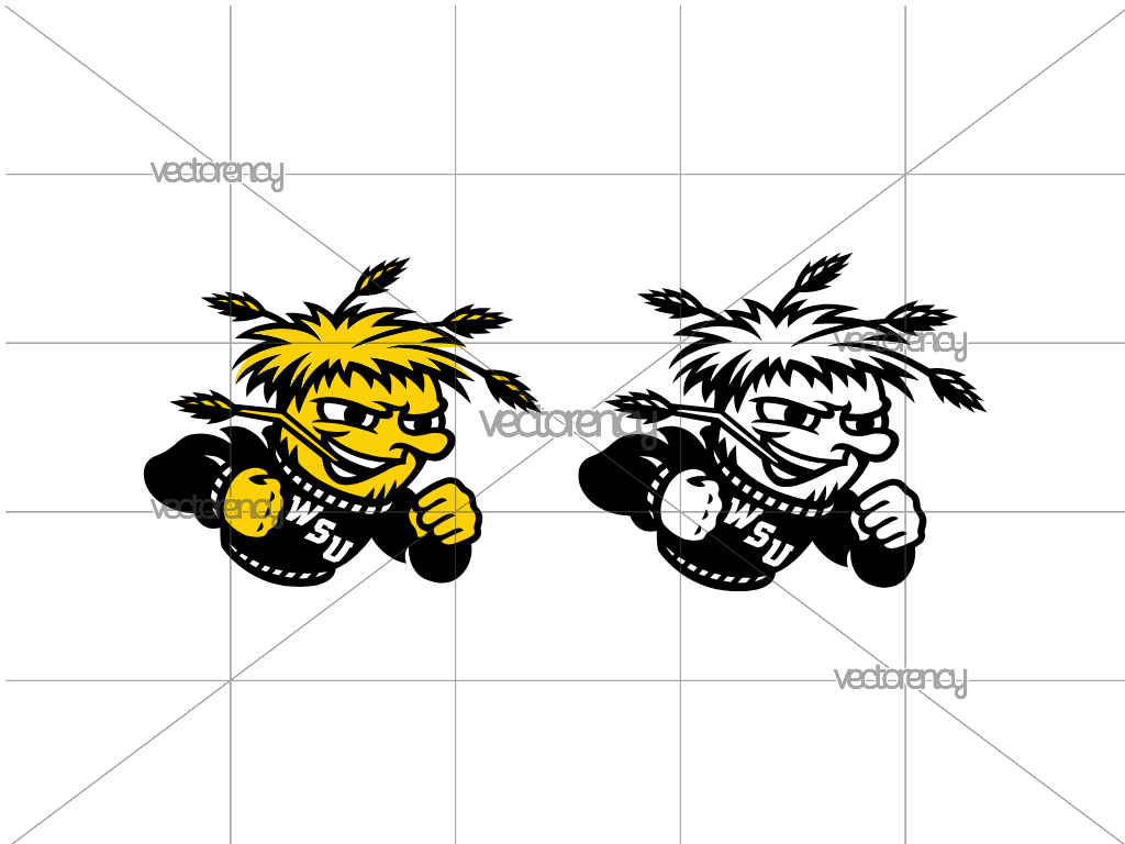 NCAA Wichita State Logo Vector SVG PNG