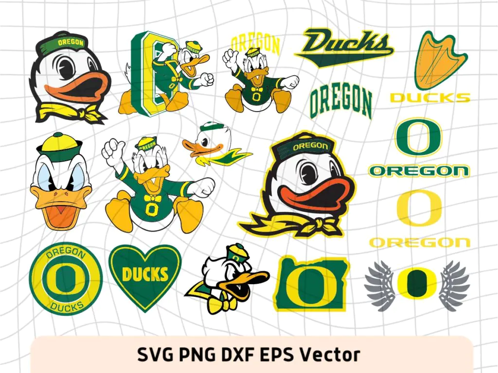 NCAA Oregon Ducks Logo Set Download